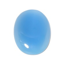 77.6 Carat Natural Sky Blue Onyx Oval Extra Large Loose Stone for Jewelry Making - £9.59 GBP