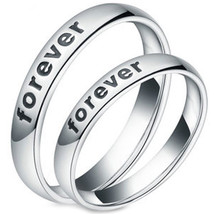 coi Jewelry Titanium Forever Couple Wedding Band Ring-318 - £55.94 GBP