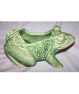 Vintage 1950s McCoy Green Frog Planter-4 Inches tall - $61.51 CAD