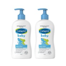 Cetaphil Baby Lotion, moisturiser For Baby&#39;s Delicate Skin, 400ml (pack of 2) - £54.73 GBP