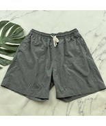Onia Mens Hybrid Shorts Size XL Gray Heather Gray Swim Activewear Drawst... - €21,31 EUR