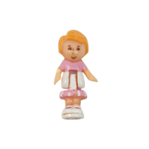 Vintage 1989 Bluebird Polly Pocket Cafe Replacement Button Girl Blonde Figure - $20.90