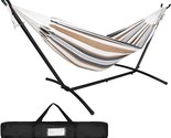 9FT Double Hammock comfortable Bed with Carrying Case for Camping Indoor... - $56.41