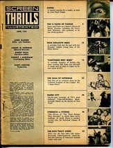 Screen Thrills Illustrated #1 6/1962-Warren-1st issue-Tarzan-Superman-St... - £21.41 GBP