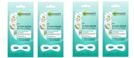 Garnier Hydra Bomb Eye Serum Mask Lines-Smoothing -Coconut Water Eye Mask 6g x 4 - £16.19 GBP