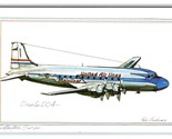 United Airlines Douglas DC-4 Ray Andersen Collectors Series UNP Postcard... - $4.90