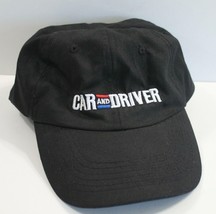Car And Driver Baseball Cap Hat Adjustable Back Strap Black Embroidered ... - $9.74