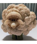 Home Grown Enesco Cauliflower Sheep Figure 2004 Collectors SMALL CHIP - $19.79