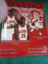 Great Collectible Alabama Basketball Media Guide Crimson Tide Courtside 2002 - £11.37 GBP