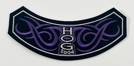 2004 HOG Harley Davidson Owners Group Patch Badge Jacket Wings Rocker Black - €8,62 EUR