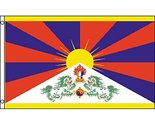 Tibet Flag 3x5 Polyester Flag - $7.77