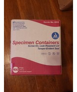 100 pcs Dynarex Specimen 4 oz Sealed Sterile Containers Screw on Leak Pr... - £53.14 GBP