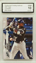 Graded 10! Hot! Luis Robert Rookie 2020 Topps Series 2 #392 Phenom Gem Mint! - £318.71 GBP