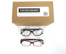 Foster Grant +1.50 Fashion Reading Glasses Lot of 2,  UVA-UVB Lens Prote... - £17.20 GBP