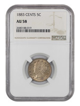 1883 5C NGC AU58 (With CENTS) - £160.93 GBP