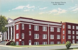 First Baptist Church Joplin Missouri MO Postcard  - £2.33 GBP