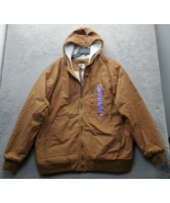 Lee Workwear Bomber Jacket Men&#39;s 2XL Brown Sherpa Lined Stretch Ripstop ... - $1,426.28 MXN