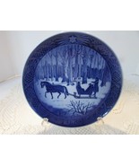 ROYAL COPENHAGEN DENMARK 7-1/8&quot; COLLECTOR PLATE JINGLE BELLS BJAELDEKLAN... - $6.88