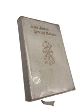 Saint Joseph Sunday Missal 1953 - 1960 White in Protective Sleeve Cover Case VTG - £22.33 GBP