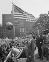 Woman sings at D-Day rally in Madison Square New York City WWII 1944 Photo Print - £7.04 GBP+