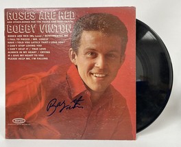 Bobby Vinton Signed Autographed &quot;Roses are Red&quot; Record Album - COA/HOLO - £47.18 GBP