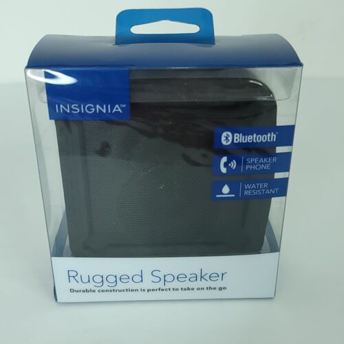 Insignia Rugged Portable Bluetooth Speaker - Black - Ns-cspbtf1-bk NEW Sealed