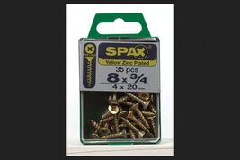 SPAX Multi-Material Screw 3/4&quot; Zinc Phillips/Square Multiple Material Th... - $30.77 CAD