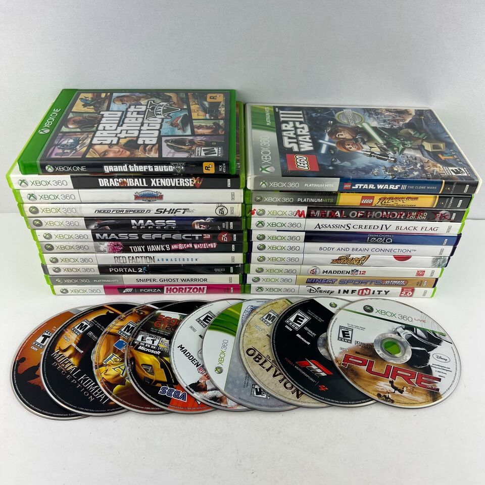 Microsoft XBOX / XBOX 360 / ONE Games Replacement Parts Platinum Hits (You Pick)