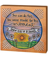 &quot;You Were Made For This Moment&quot; Inspirational Block Sign - £9.57 GBP
