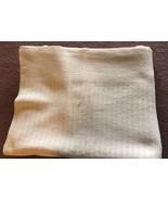 Vintage Beacon Acrylic Blanket Pink Knit 84 X 72 - £14.33 GBP