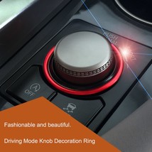 QHCP Car Drive Mode Switch Knob Ring Cover Button Trim Alloy Decorative Sticker  - £97.40 GBP