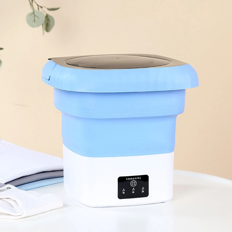 Electric Silicone Mini Folding Washing Machine Baby Clothes Underwear To... - $105.72