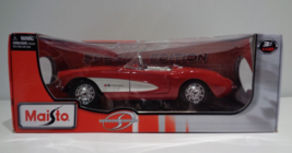 Maisto 1957 Chevrolet Corvette 1:18 Red TA-535 - £18.51 GBP