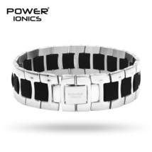 Power Ionics Fashion Sports Men Women Healthy Anion Bracelet Titanium Steel Ions - £43.02 GBP