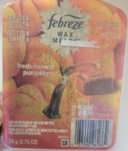 Febreze Wax Melts Fresh-Harvest Pumpkin 6 Count Wax Cubes 2.75 Oz New - £7.76 GBP