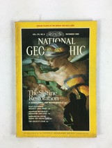 December 1989 National Geographic Magazine The Sistine Restoration Michelangelo - £10.38 GBP
