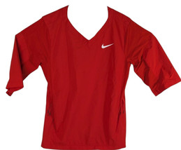 Red Nike Baseball Hot Jacket Sz Small Pullover 3/4 Sleeve Mens - $846.75 MXN