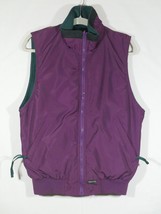 VTG Retro 90s Sierra Sport Nylon Full Zip Vest Purple &amp; Teal - £11.84 GBP