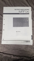YAMAHA MULTI TRACK CASSETTE RECORDER MT1X SERVICE MANUAL WITH SCHEMATICS  - $15.99