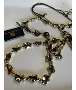 HOUSE OF HARLOW 30” long Gold tone  Necklace new - $1,608.20 MXN