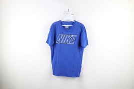 Nike Mens Medium Distressed Spell Out Block Letter Short Sleeve T-Shirt ... - $19.75
