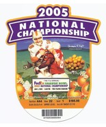 2005 Orange Bowl Game Full TIcket USC Oklahoma BCS National Championship - €54,72 EUR