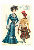 rp10637 - Ladies &amp; Girls Fashion from 1900 - ideal to frame - print 6x4 - $3.00
