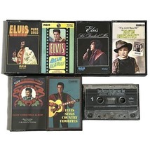 Elvis Presley Cassette Tape Lot of 7 Pure Gold Christmas Album Country Hawaii - £9.63 GBP