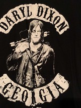 Vintage Daryl Dixon Georgia The Walking Dead Size S Black Short Sleeve Tee - £12.07 GBP