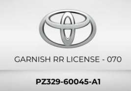 PZ329-60045-A1 Toyota Genuine Rear Garnish (BACK).1 Qty Available. - $173.50