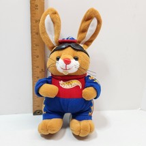 2006 Mattel Hot Wheels Plush Bunny Rabbit 10" race car driver uniform stuffed - £9.90 GBP