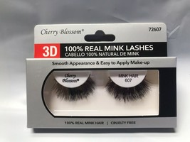 Cherry Blossom 3D 100% Real Mink Lashes #72607 Cruelty Free Very Light Reusable - £1.57 GBP