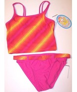 NWT Angel Beach Girl&#39;s Pink 2 Pc. Tankini Swimsuit, Size 12, $30 - $336.08 MXN