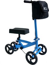 LCJ Knee Scooter,Economical Foldable Steerable Knee Walker Blue Standard - $1,771.72 MXN